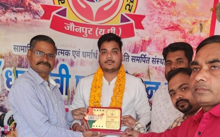 पत्रकार एकता संघ जनपद वाराणसी के महामंत्री का हुआ भव्य स्वागत