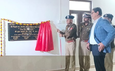 सीपी ने फीता काटकर किया नवसृजित पुलिस चौकी भदवर का लोकार्पण