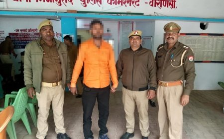 पच्चीस हजार का इनामी गैंगेस्टर को मिर्जामुराद पुलिस व जन्सा पुलिस ने किया गिरफ्तार