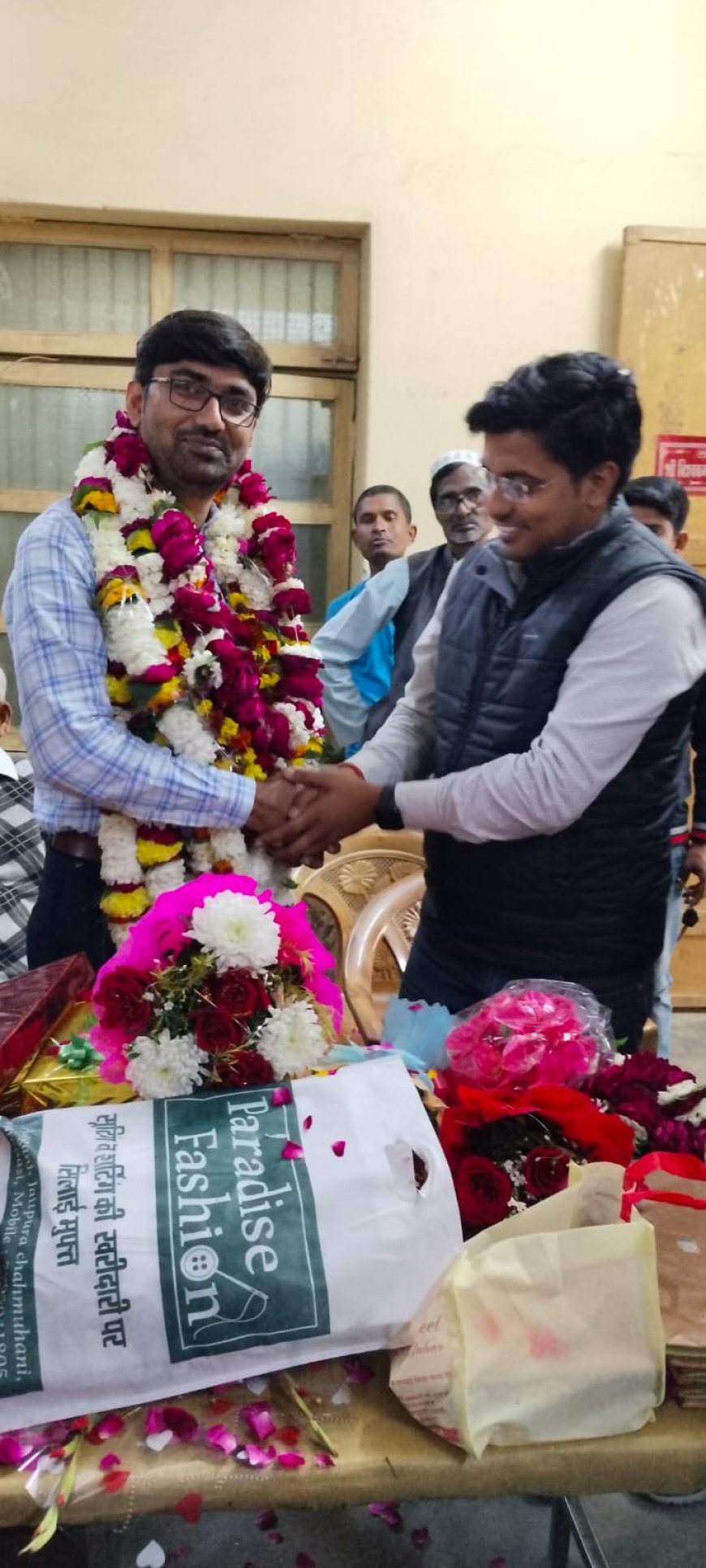 अवर अभियंता अंकुर पाण्डेय के स्थानांतरण पर एक ओर जहाँ हुई भावभीनी विदाई वही स्थानांतरित जगह पर हुआ जोरदार स्वागत