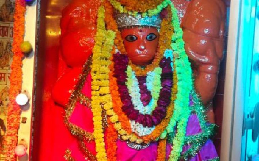 हनुमान मंदिर के स्थापना दिवस पर भंडारे का आयोजन