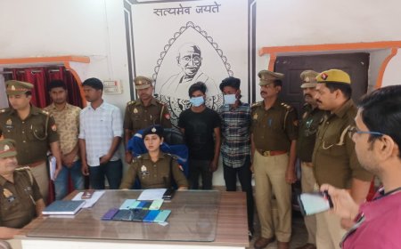 थाना सिगरा पुलिस द्वारा दो अभियुक्तों को किया गया गिरफ्तार