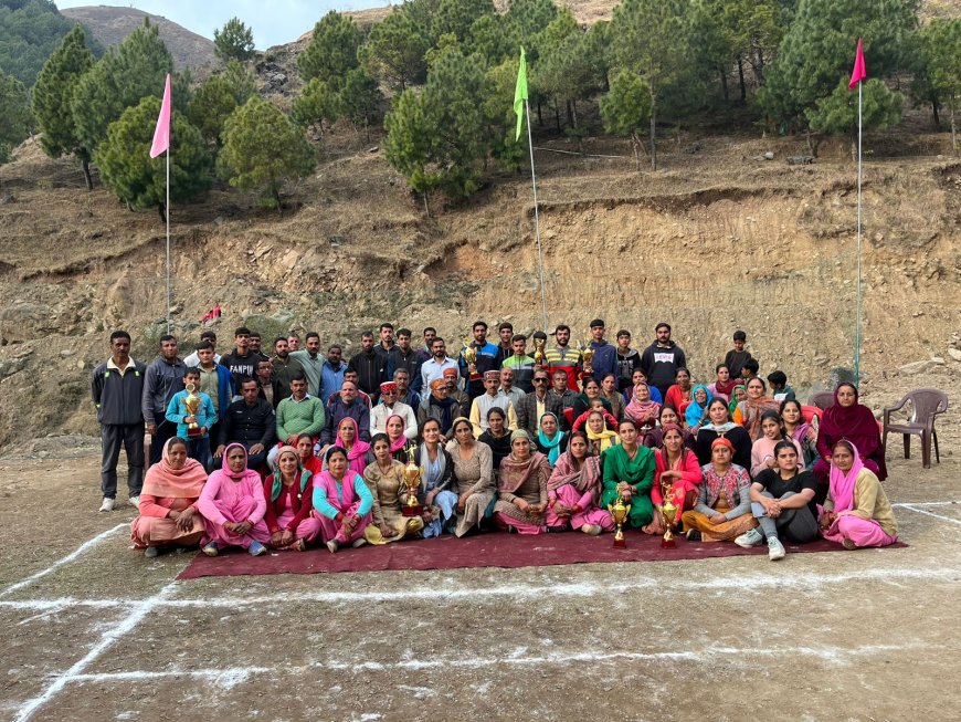 आयोजक ने किया  हिमांचल प्रदेश क्रिघाट, सरकाघाट में  खेल आयोजन सफलता पूर्वक संपन्न होने पे दिया खिलाड़ीयों को धन्यवाद