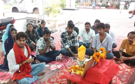 मुहूर्त कर जौनपुर में शुरू हुई भोजपुरी फिल्म "वैदेही" की शूटिंग हुई शुरू