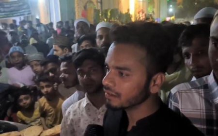 वाराणसी मंडुआडीह में लगे छोटी ईद के मेले में ग्राउंड रिपोटिंग के दौरान न्यूज़ एंकर खुशरंग हिना के साथ हुई अभद्रता