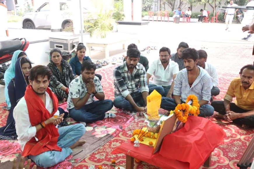 मुहूर्त कर जौनपुर में शुरू हुई भोजपुरी फिल्म "वैदेही" की शूटिंग हुई शुरू