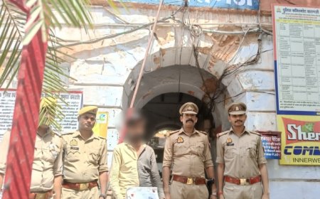 वाराणसी चेतगंज पुलिस को मिली सफलता गांजा तस्कर गिरफ्तार