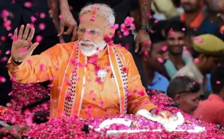 14 मई को नामांकन दाखिल करेंगे मोदी ,13 को होगा भव्य रोड शो 5 किलोमीटर लम्बा काफिला,10 लाख से ज्यादा भाजपा कार्यकर्ता