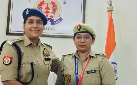 वाराणसी उत्कृष्ट कार्य हेतु दो महिला पुलिसकर्मी सम्मानित, गुम हुए व्यक्तियों को सक्रियता से ढूंढ निकाला
