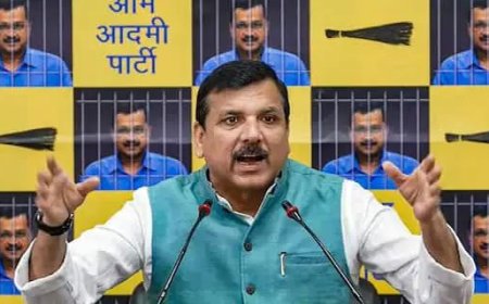 "बीजेपी को माफी मांगनी चाहिए"आप सांसद संजय सिंह  ने सीएम केजरीवाल  की  जमानत  पर  रोक  के बाद दिया बड़ा बयान