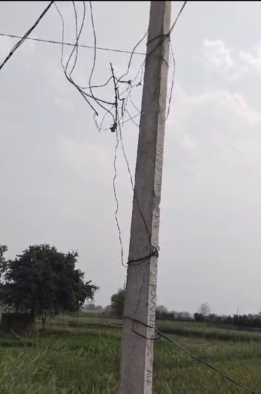 कटिया डालकर एसडीओ व जेई की मिलीभगत से हो रही बिजली चोरी