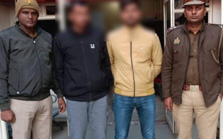 वाराणसी थाना मंडुवाडीह पुलिस ने दो करोड़ गबन मामले में दो आरोपियों को किया गिरफ्तार
