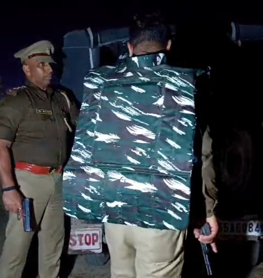 लूट के आरोपी के साथ हुई पुलिस की मुठभेड़ चली गोली बदमाश हुआ घायल