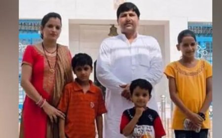 भाजपा नेता ने पत्नी और तीन बच्चों के सिर में गोली मारी, तीनों बच्चों की मौत