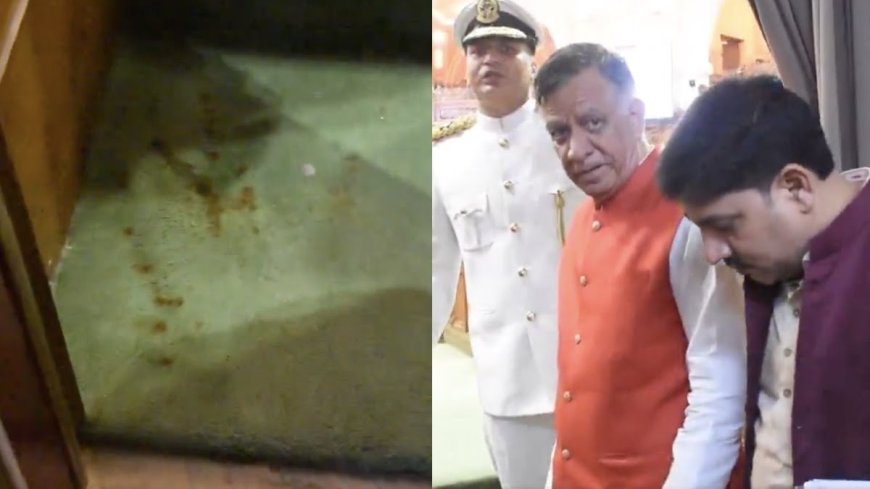 उत्तर प्रदेश: यूपी विधानसभा में विधायक ने "पान मसाला थूका " अध्यक्ष ने कहा मैंने सब देखा ,खुद गल्ती स्वीकार करे!