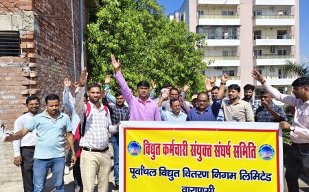 बिजली के निजीकरण के विरोध में देश भर में 27 लाख बिजली कर्मचारीयो के साथ 20करोड़ से ज्यादा अन्य विभागों के कर्मचारियों द्वारा  09 जुलाई को एक दिन की हड़ताल