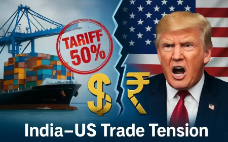 अमेरिका ने भारतीय वस्त्रों पर लगाया 50% टैरिफ, रूस से तेल आयात मुद्दे पर भारत-अमेरिका में तनाव — डायलॉग चैनल खुले