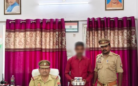 3 लाख की हेरोइन   के साथ रोहनियां थाना प्रभारी निरीक्षक ने अभियुक्त को धर दबोचा