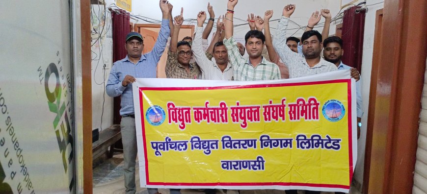 निजीकरण के विरोध में प्रांत भर में  विधुतकर्मियो का विरोध प्रदर्शन जारी