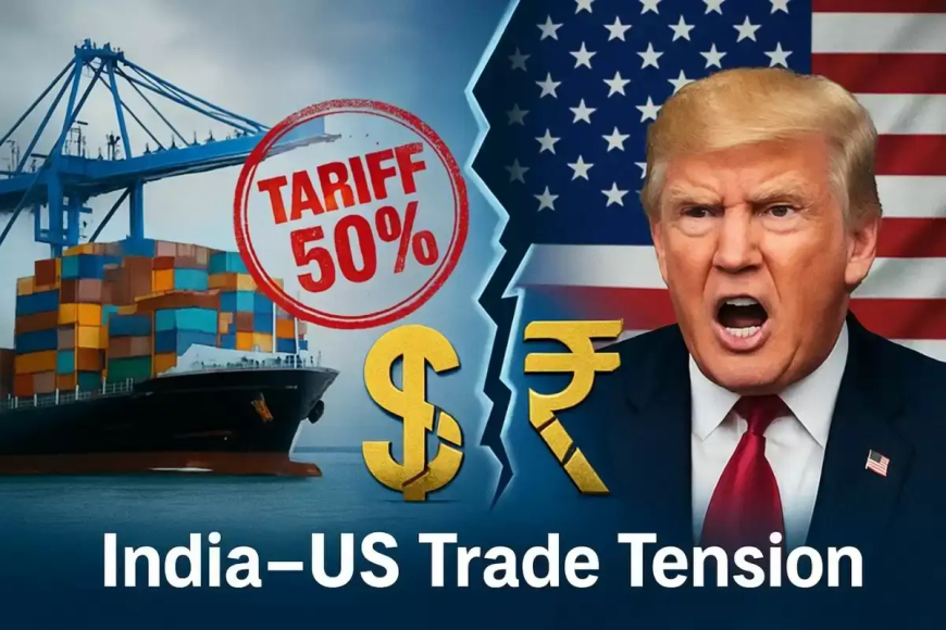 अमेरिका ने भारतीय वस्त्रों पर लगाया 50% टैरिफ, रूस से तेल आयात मुद्दे पर भारत-अमेरिका में तनाव — डायलॉग चैनल खुले