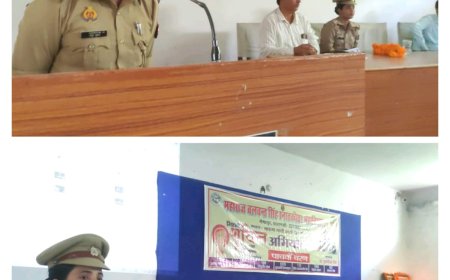 मिशन शक्ति 5.0 के तहत गंगापुर के महाविद्यालय में किया गया छात्राओं को जागरूक