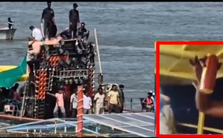 Varanasi: गंगा में नाव पर डीजे हुड़दंग बिना लाईफ जैकेट के इतने लोग, शराब पीने का वीडियो वायरल