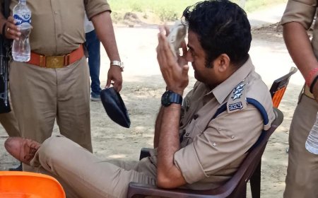 वाराणसी:चोलापुर के नेहिया गांव में झंडा बना विवाद,  हिंसक हुई भीड़ ने किया बवाल, एसीपी सहित 3 घायल