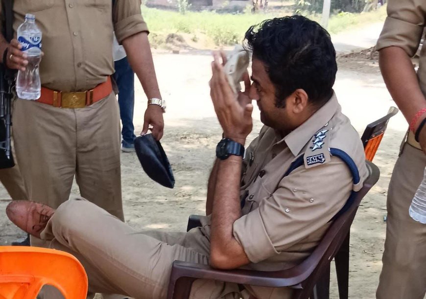 वाराणसी:चोलापुर के नेहिया गांव में झंडा बना विवाद,  हिंसक हुई भीड़ ने किया बवाल, एसीपी सहित 3 घायल