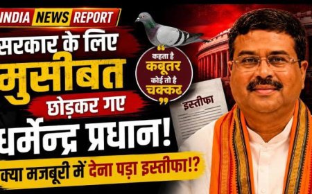 सरकार के लिए मुसीबत छोड़कर गए धर्मेन्द्र प्रधान!! क्या मजबूरी में देना पड़ा इस्तीफा?