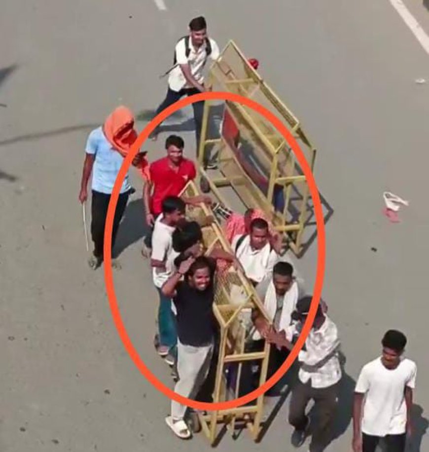 बिहार छात्र आंदोलन: 6 घंटे तक युद्ध क्षेत्र बना पटना, प्रदर्शनविरों ने बैरिकेडिंग उठाकर की Joyriding, पुलिस बेबस