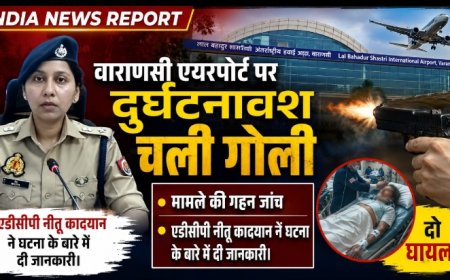 वाराणसी एयरपोर्ट पर लाइसेंसी पिस्टल से दुर्घटनावश चली गोली, 2 कर्मी घायल, शिवसेना नेता कमलेश राय हिरासत में