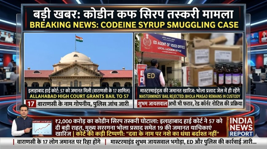 कोडीन कफ सिरप तस्करी मामला: इलाहाबाद हाईकोर्ट से 57 को जमानत, 19 मुख्य आरोपियों की याचिका खारिज