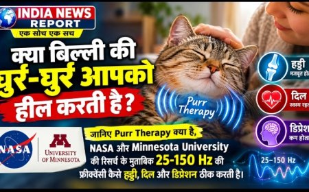 बिल्ली की घुर्र-घुर्र सिर्फ आवाज नहीं, कुदरती दवा है: साइंस ने माना हार्ट, हड्डी और डिप्रेशन तक ठीक करती है